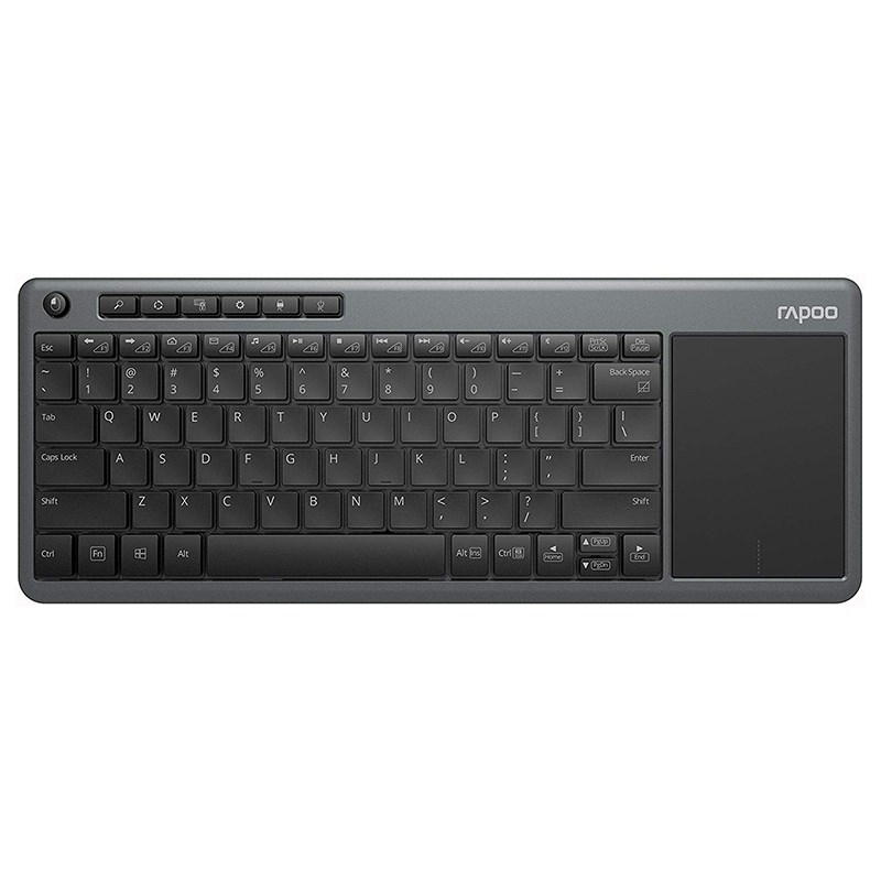 Rapoo E2600 Wireless Multimedia Touchpad Keyboard K2600GREY Mwave