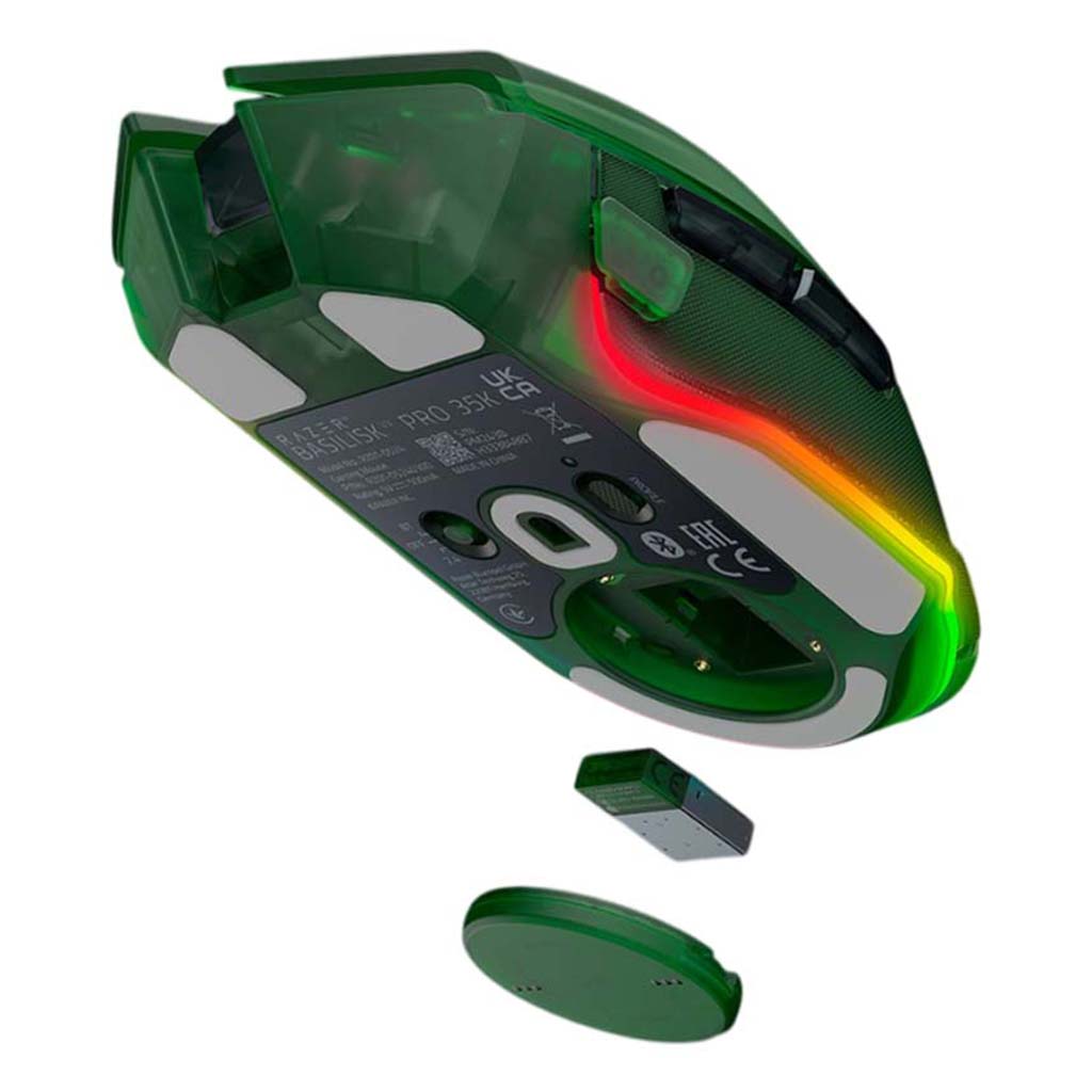Razer Basilisk V3 Pro 35K Ergonomic Wireless Gaming Mouse - Phantom ...