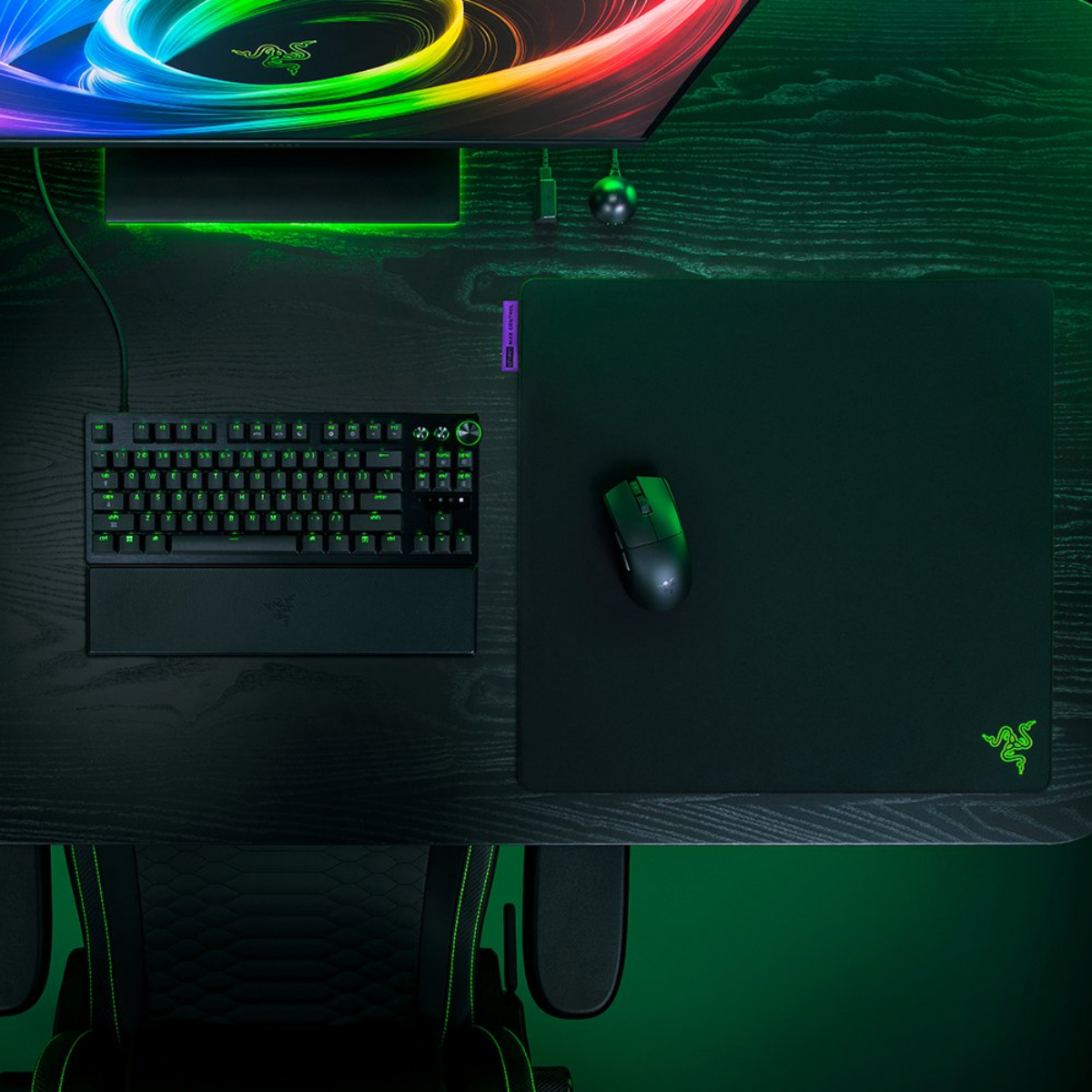 Razer Gigantus V2 Pro Soft Gaming Mouse Mat Max Control - L - RZ02 ...
