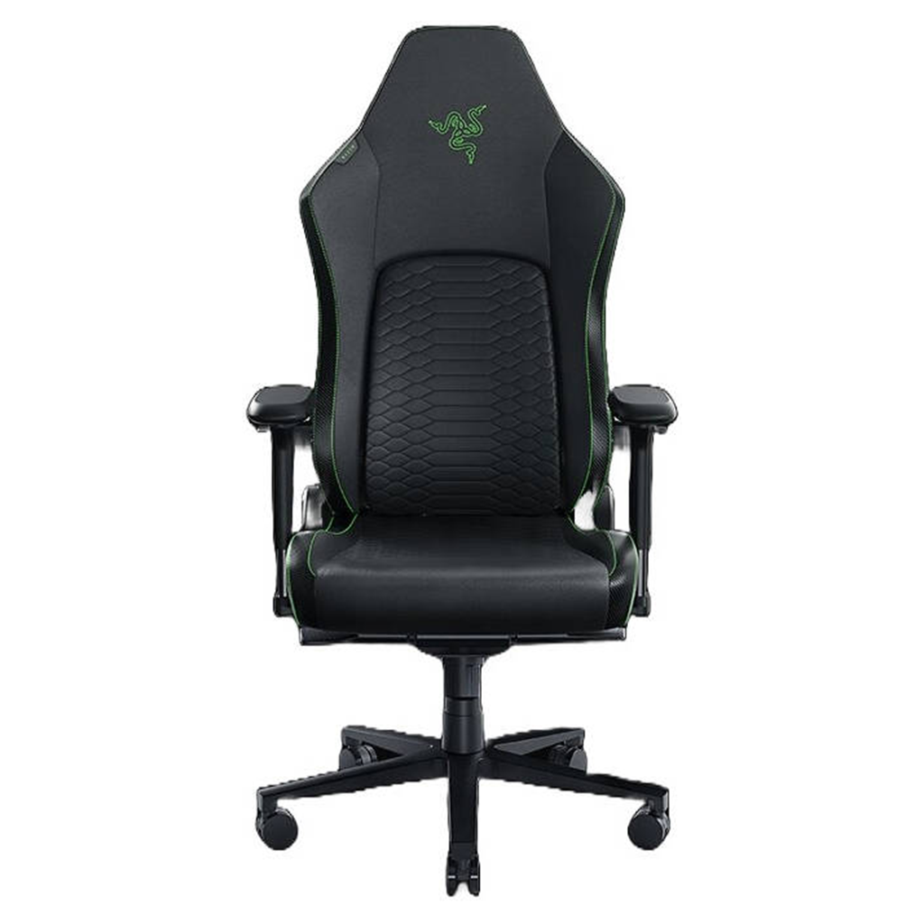 Green Razor Chair Razer Iskur V2 Gaming Chair w/ Adaptive Lumbar Support - Black/Green ...