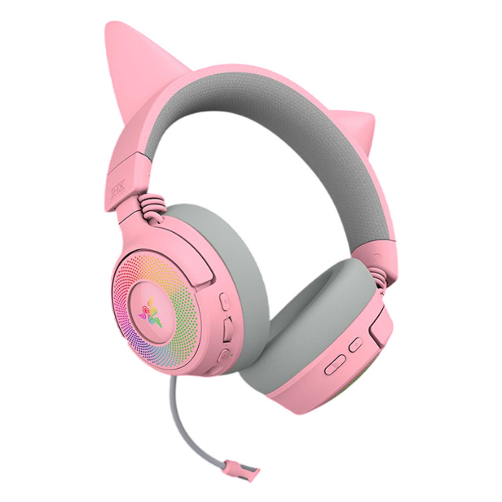 Razer Kraken Kitty V3 Pro Wireless RGB Headset with Kitty Ears Quartz -  RZ04-05170200 | Mwave