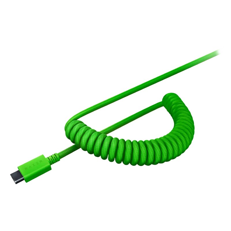 Razer PBT 120 Keycaps + Coiled USB Cable Upgrade Set Razer Green