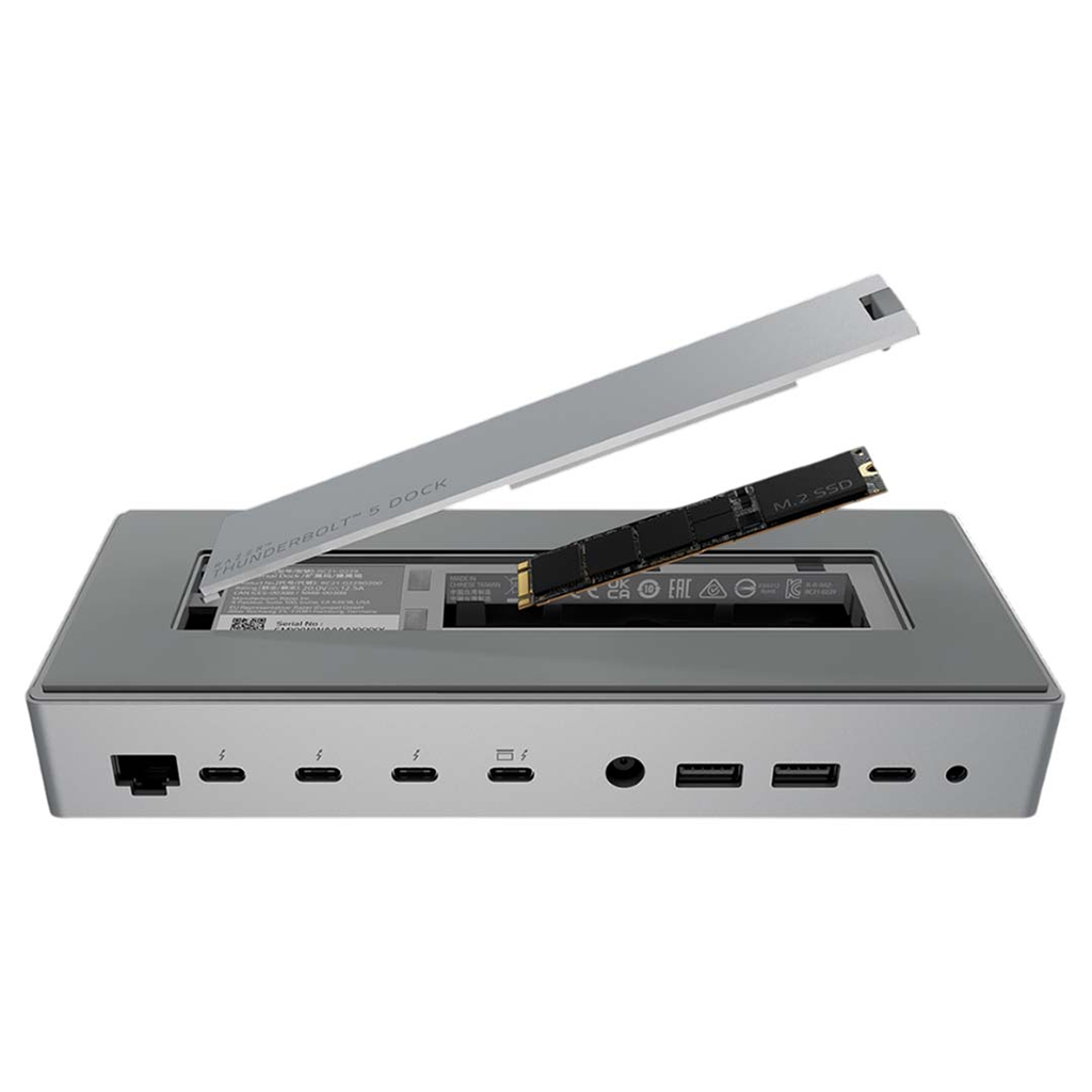 Razer Thunderbolt 5 Chroma Docking Station - Mercury White - RC21