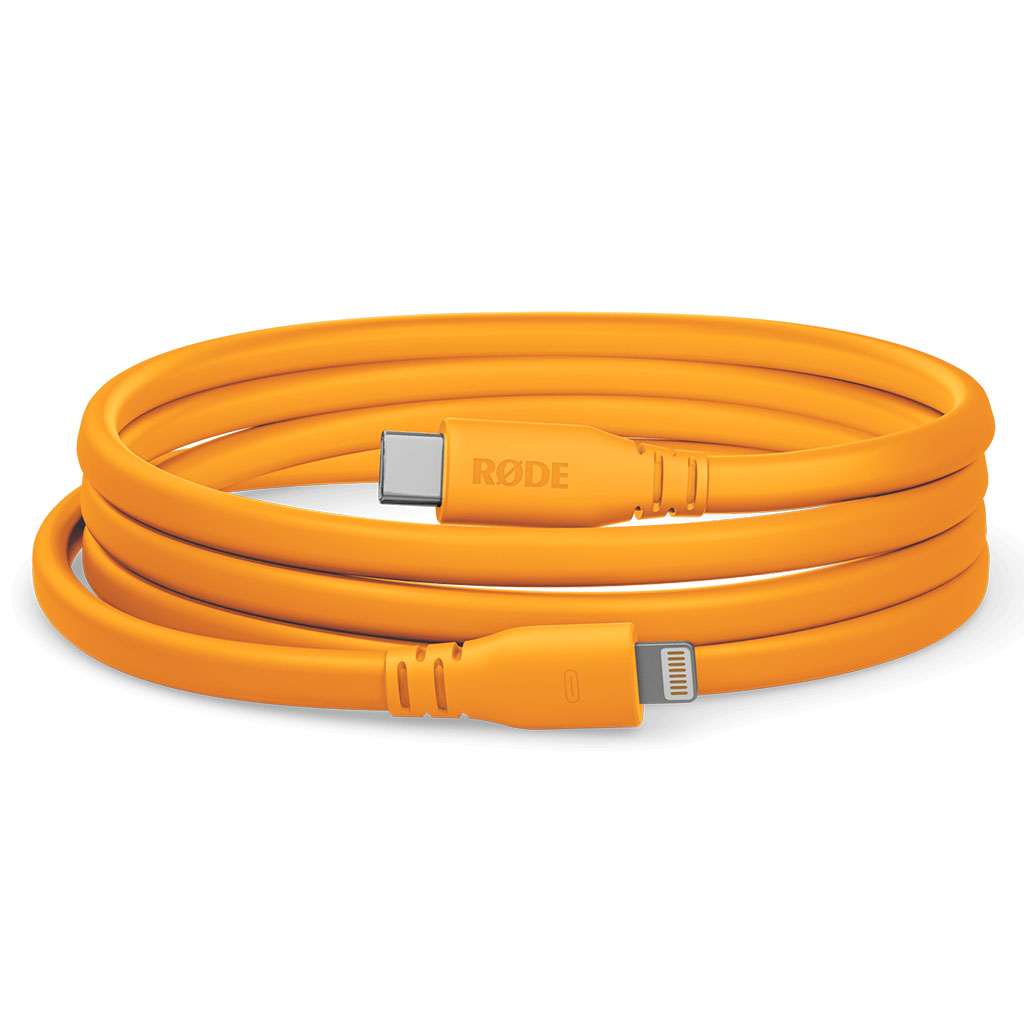 Rode SC19 Orange 1.5m USB-C to Lightning Cable - SC19-O | Mwave