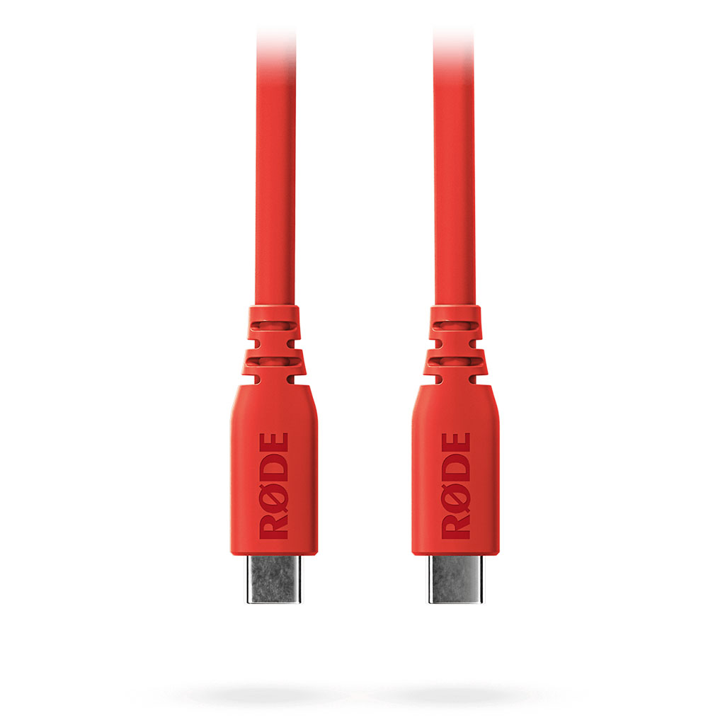 Rode SC27 Red 2m SuperSpeed USB-C to USB-C Cable - SC27-R | Mwave