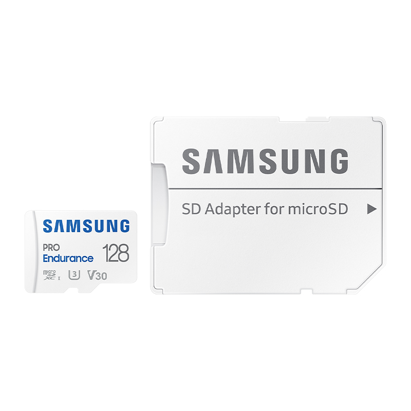Samsung 128GB PRO Endurance microSDXC U3 Class 10 UHSI Memory Card
