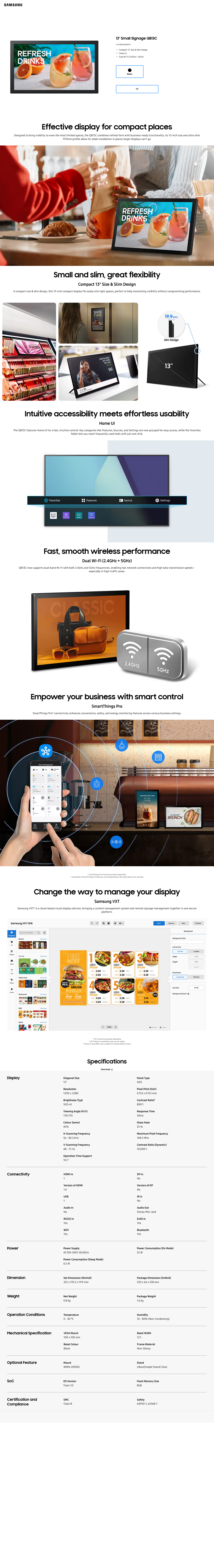 Samsung QBC 13