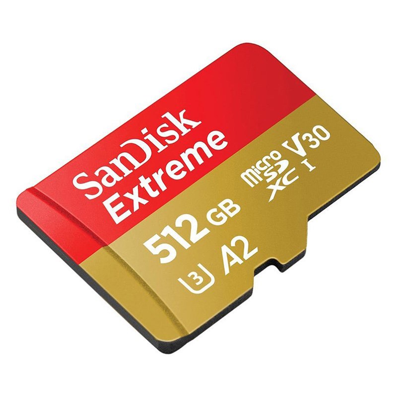 SanDisk 512GB Extreme MicroSXHC A2 UHS-I V30 Memory Card - No Adapter ...
