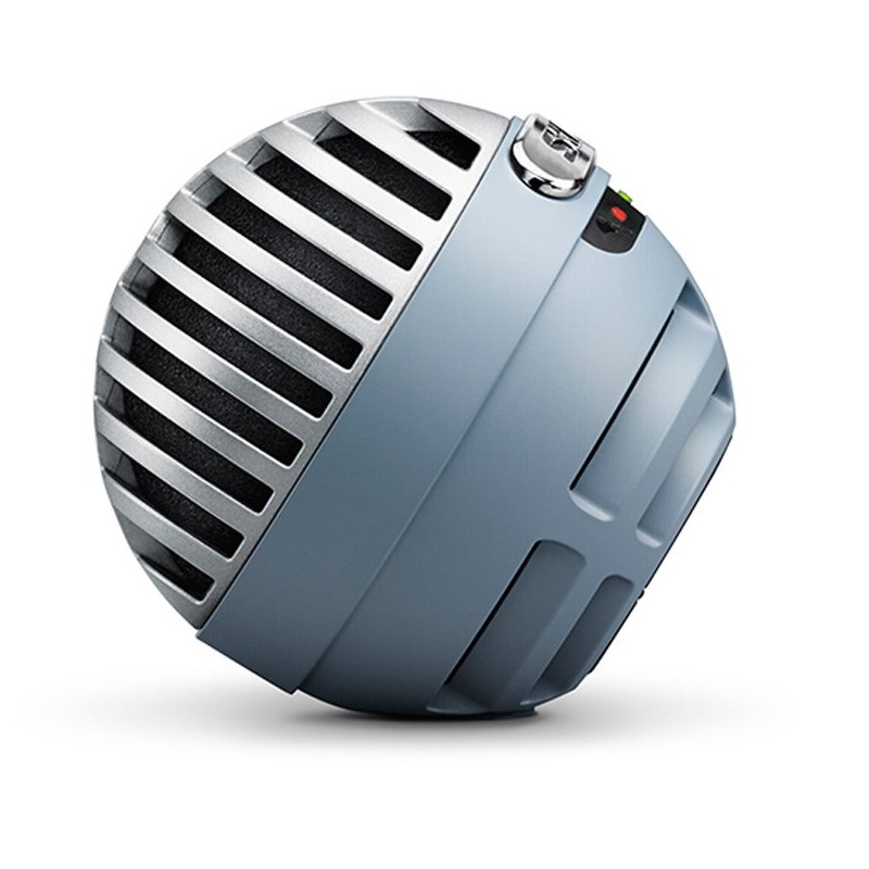 Shure Motiv Digital Condenser Microphone - Blue - MV5-BL-LTG | Mwave.com.au