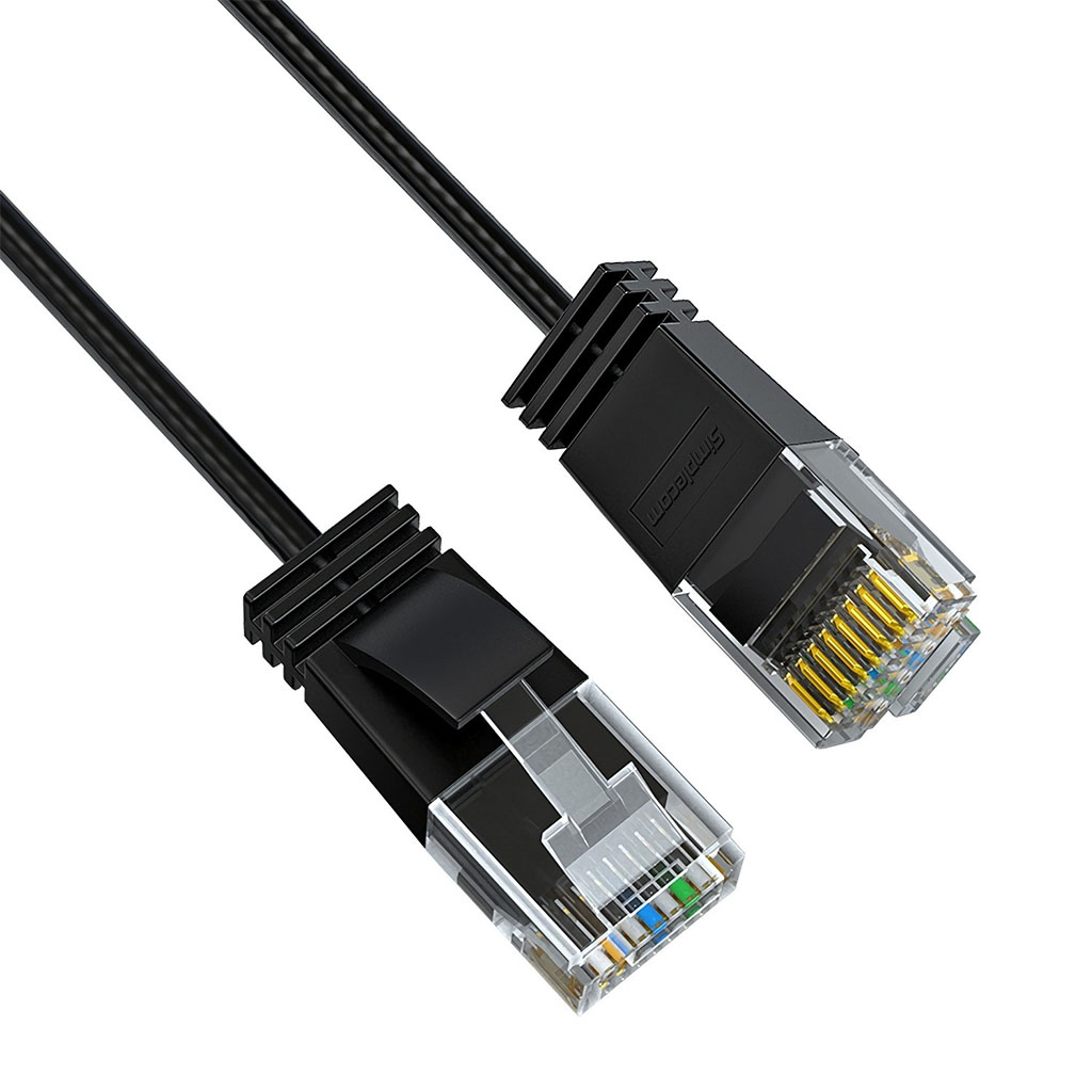 Simplecom - 5m - Cat6A Ultra Slim Flexible UTP Ethernet Cable - CAE650 ...