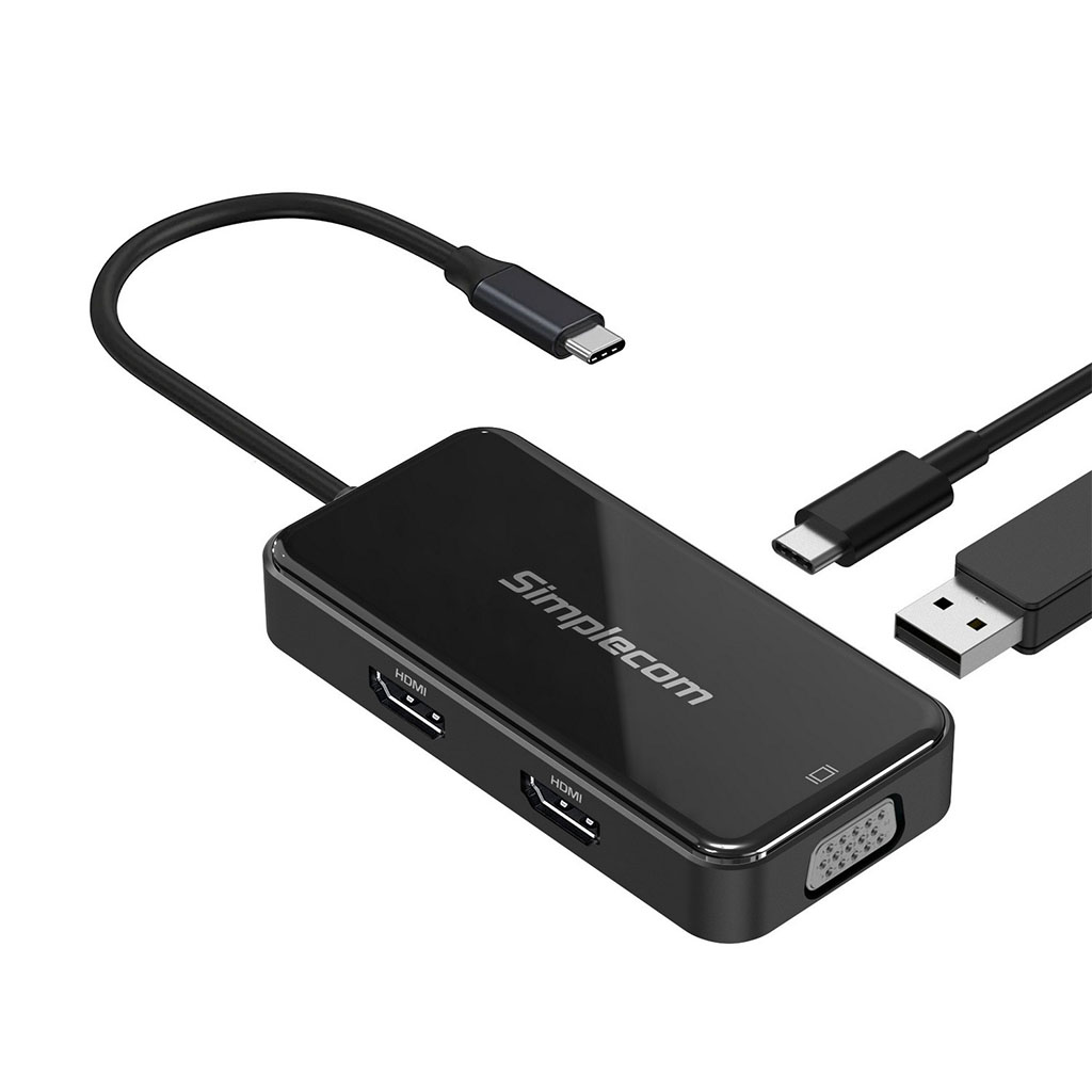 Simple.com Adapter Simplecom DA451 5-in-1 USB-C Multiport Adapter - DA451 | Mwave
