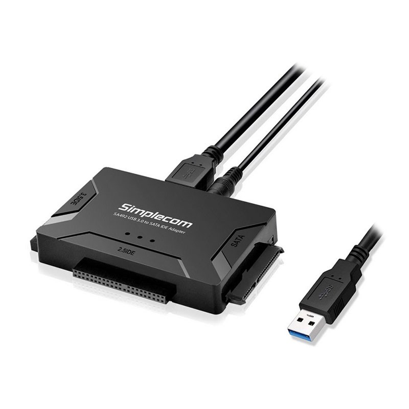 Simplecom SA492 USB to SATA IDE Adapter with Power