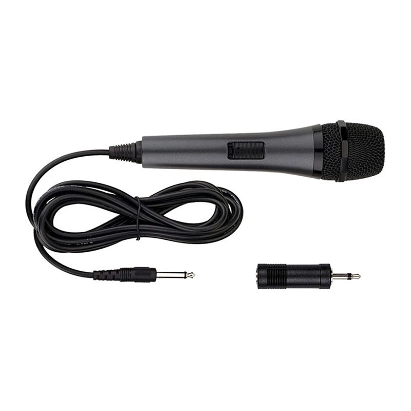 Singing Machine Wired Microphone Black SMM205 Mwave