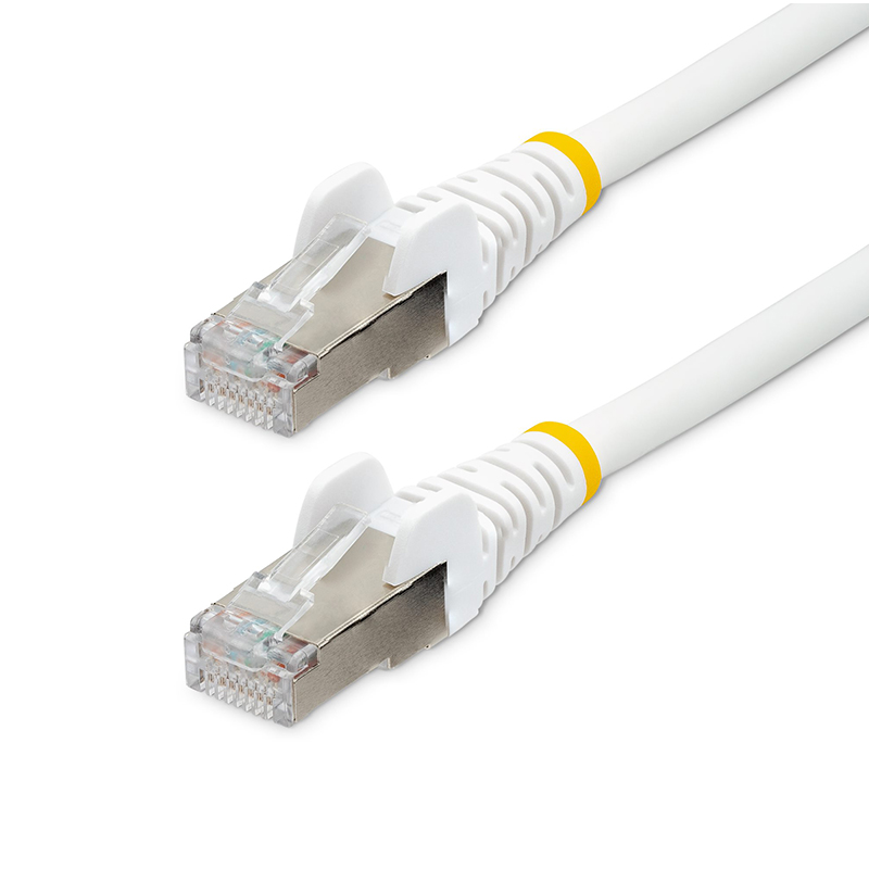 StarTech 1m LSZH CAT6a Cable 10GbE S/FTP 100W PoE White