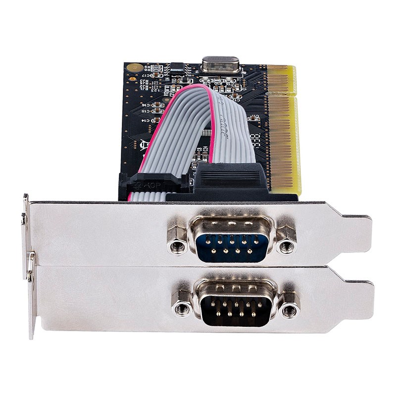 StarTech 2Port PCI RS232 Serial Adapter Card PCI to Dual Serial DB9