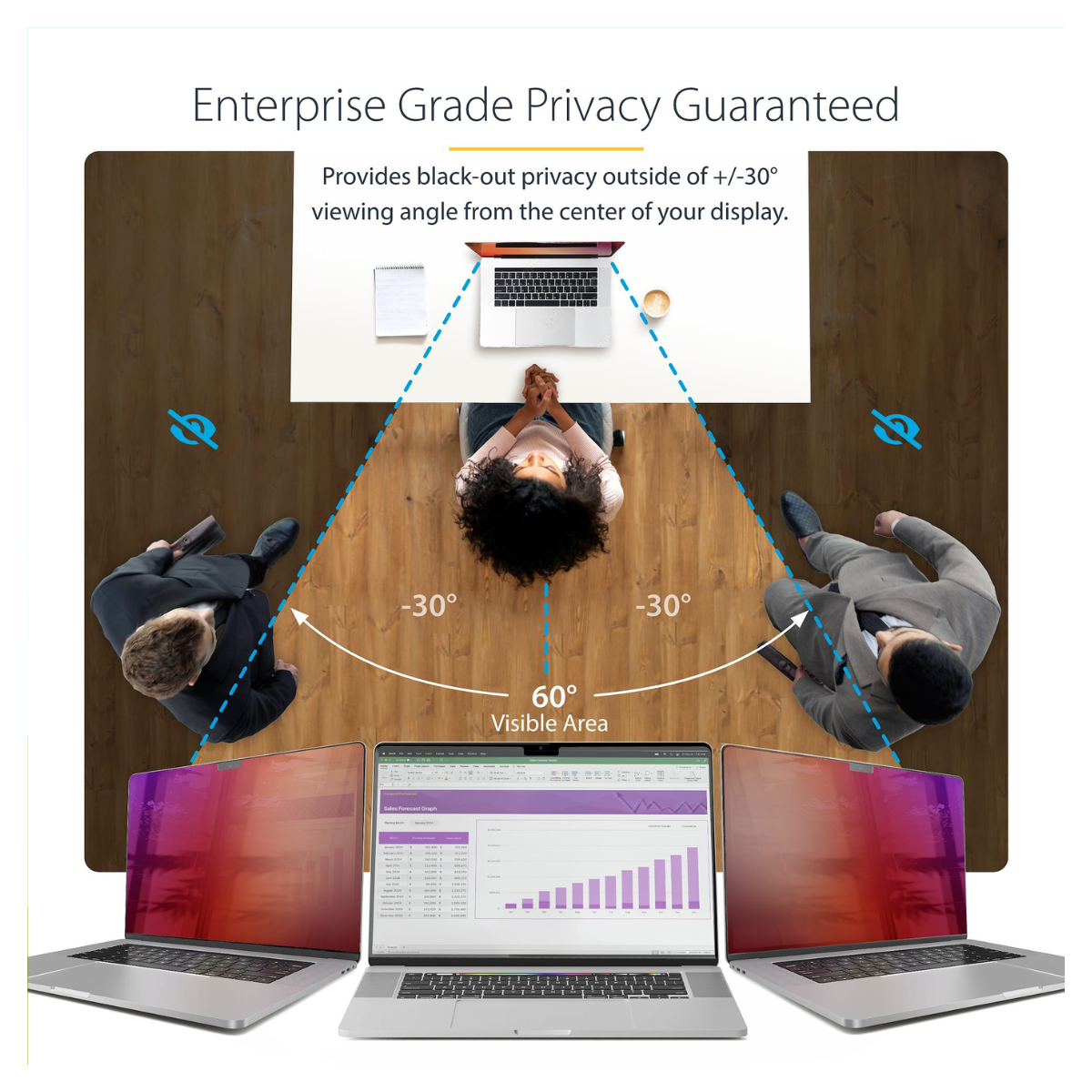 StarTech Magnetic Privacy Screen for 16
