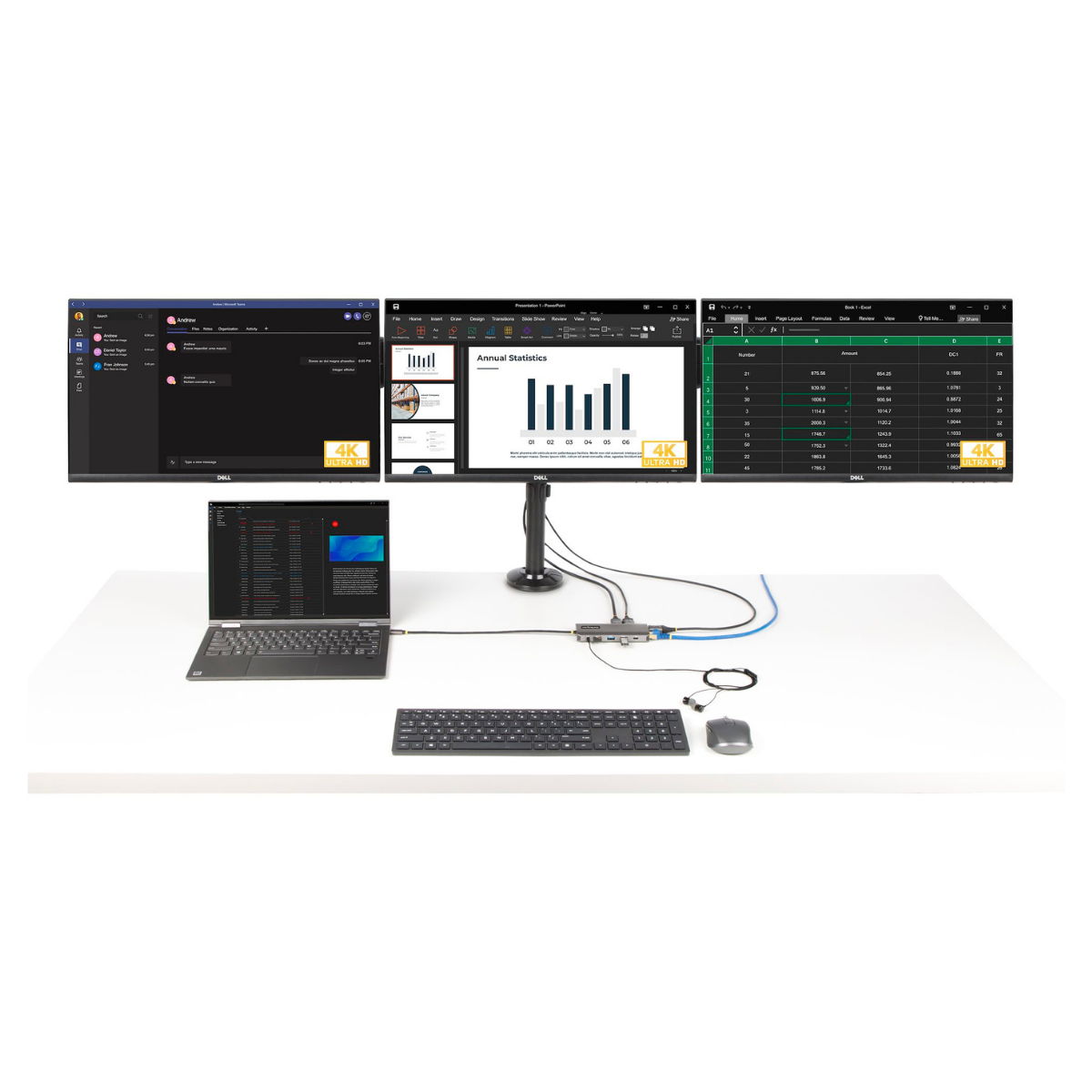 StarTech USB-C Triple-Monitor Multiport Adapter - 154B-USBC-MULTIPORT ...