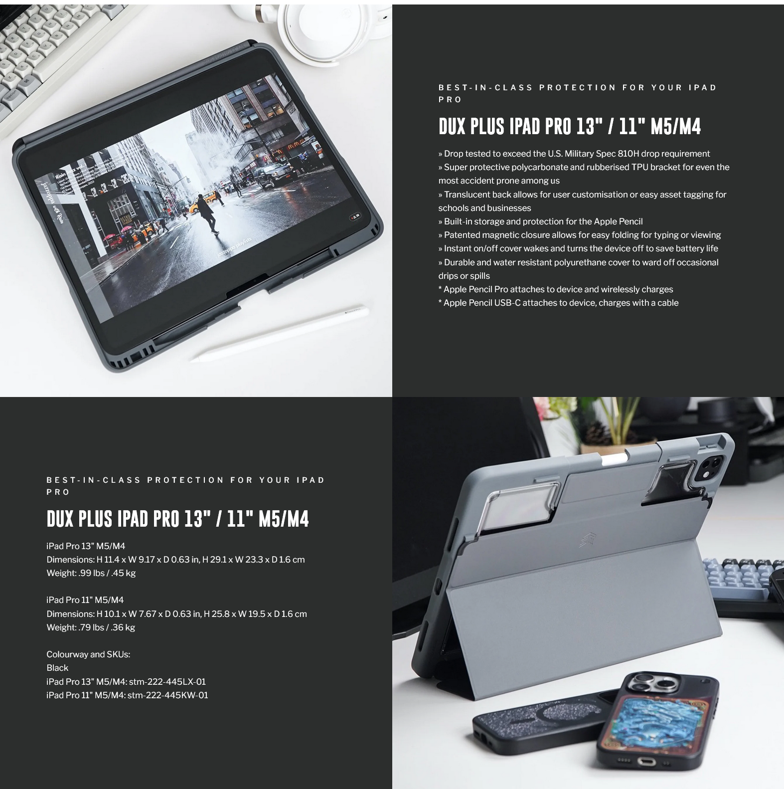 STM Dux Plus for iPad Pro 13