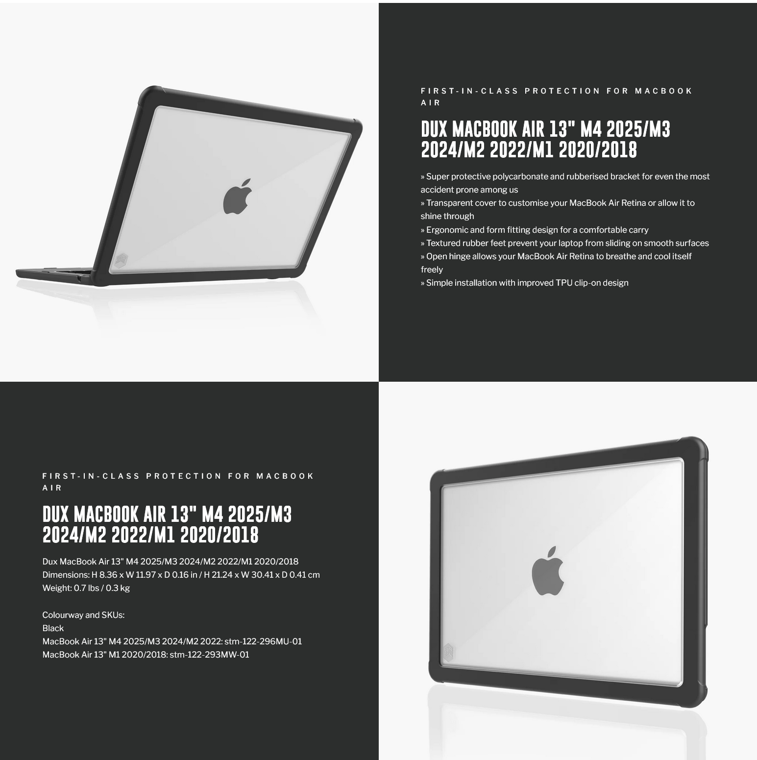 STM Dux Shell for MacBook Air 13