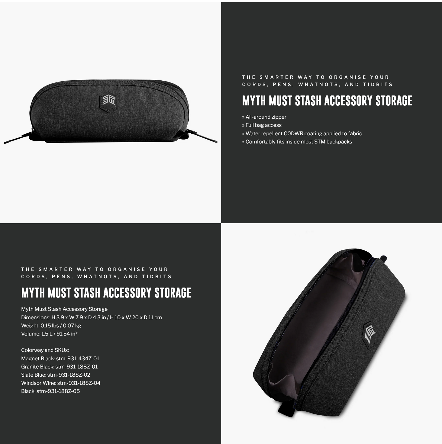 STM Must Stash - Magnet Black