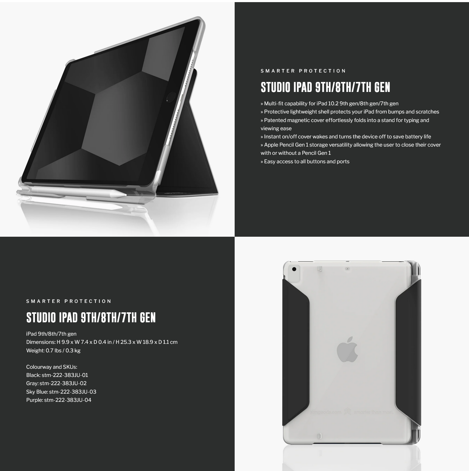 STM Studio Shell for iPad 10.2