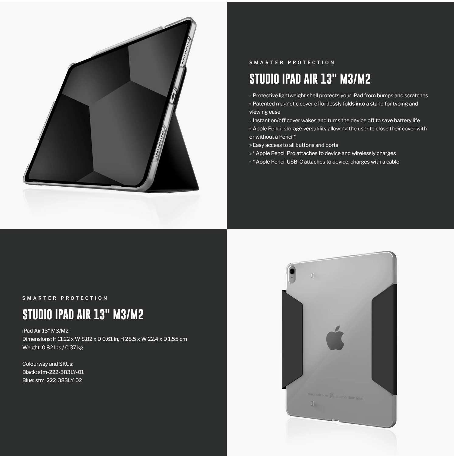 STM Studio Shell for iPad Air 13
