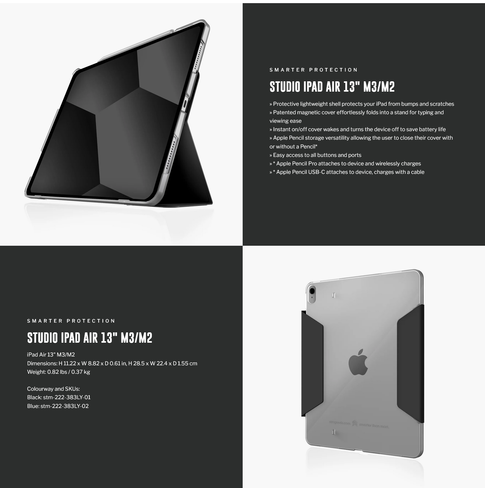 STM Studio Shell for iPad Air 13