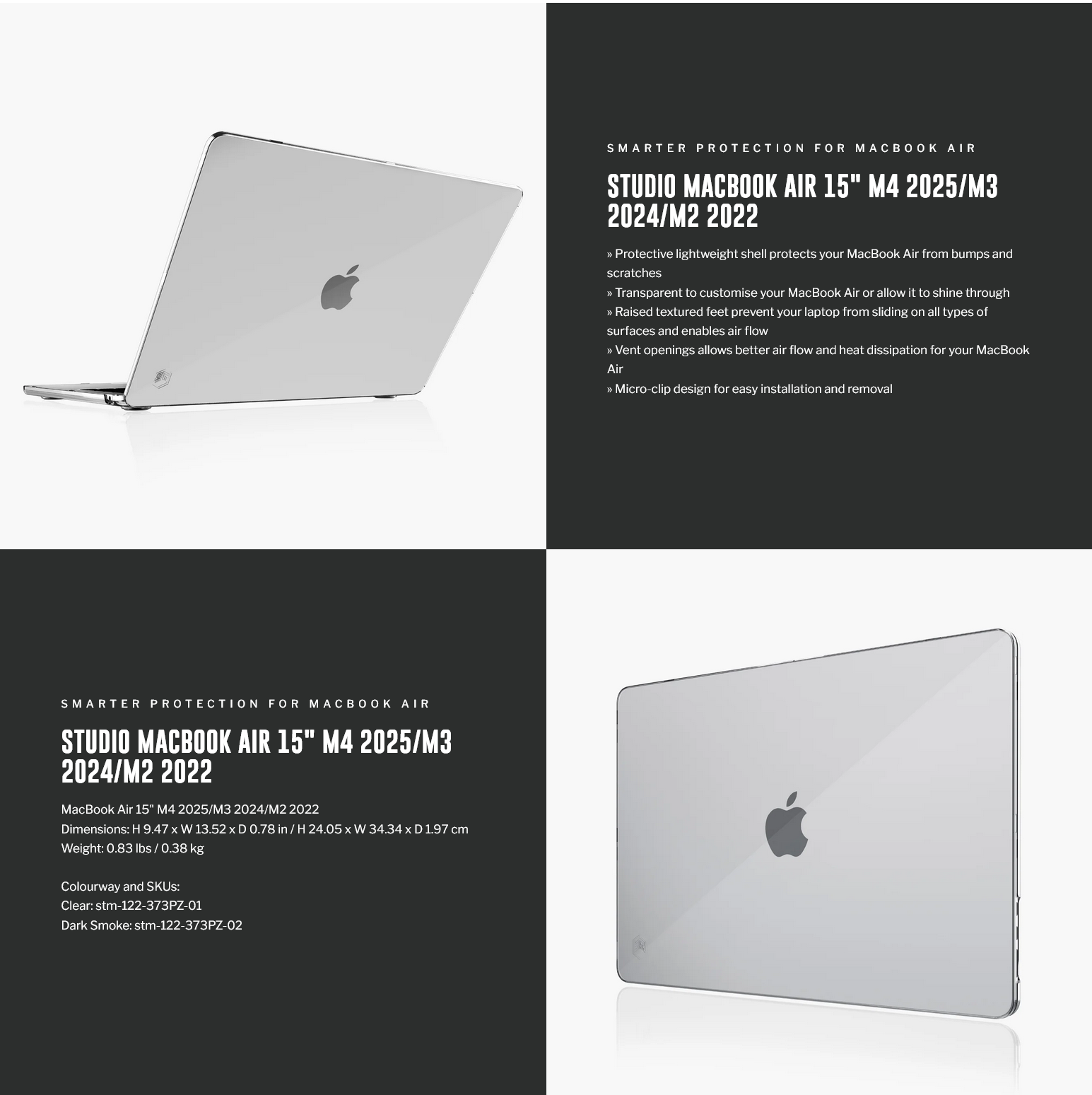 STM Studio Shell for MacBook Air 15