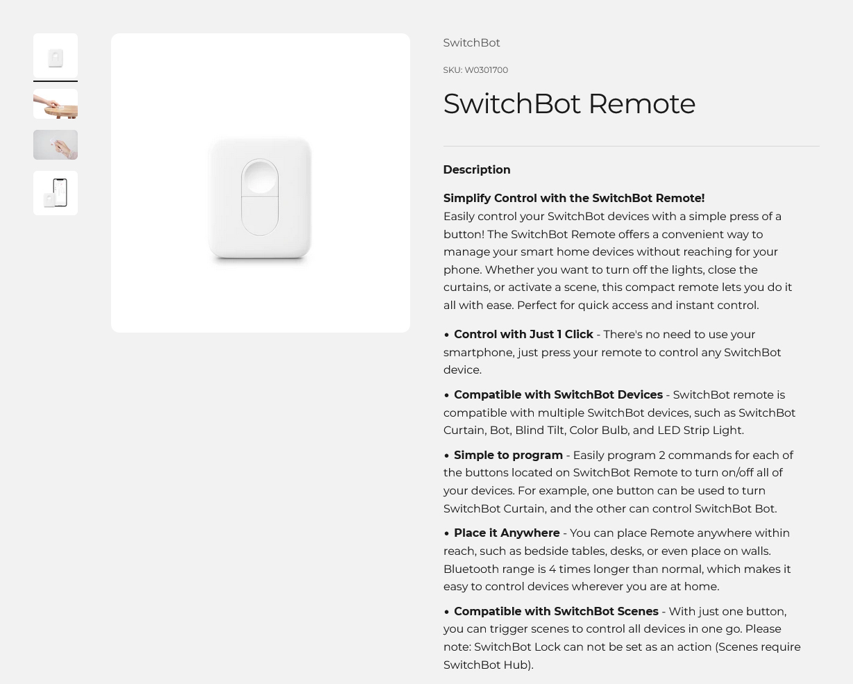 SwitchBot Remote
