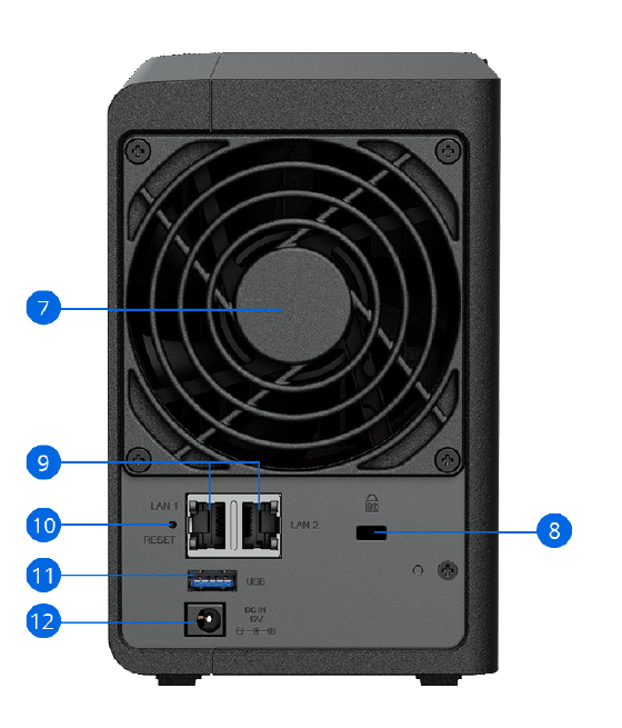 Synology DS224+ 2-Bay Diskless NAS Celeron J4125 2GB