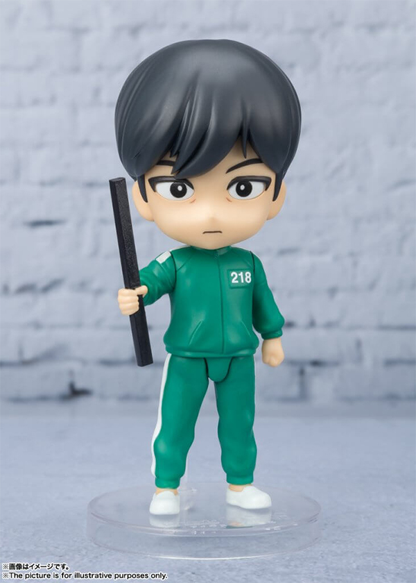 Tamashii Nations Squid Game - Gi-hun - Bandai Spirits Figuarts Mini - Figura In PVC E ABS Con Stand E Braccia Intercambiabili
