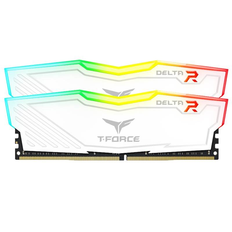 Team T-Force Delta RGB Series 16GB (2x 8GB) DDR4 3200MHz Memory - White ...