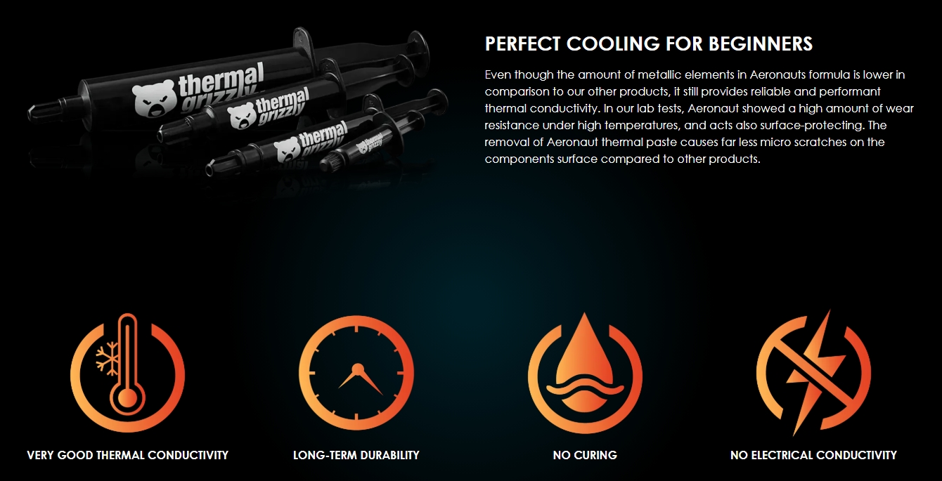 Thermal Grizzly Aeronaut Thermal Paste - 1g
