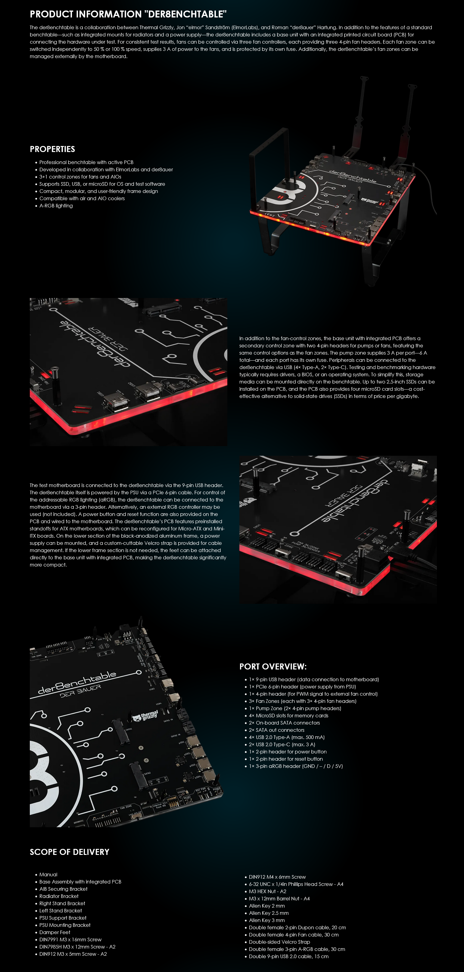 Thermal Grizzly der8enchtable Test Bench