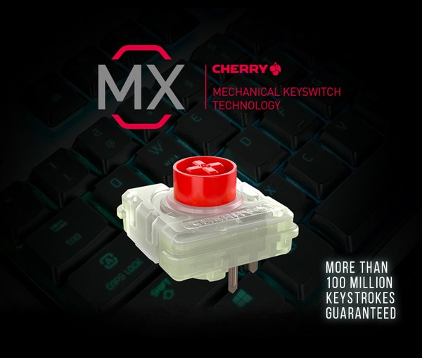 Thermaltake ARGENT K6 RGB Low Profile Mechanical Gaming Keyboard - Cherry MX Red - Desktop Overview 2