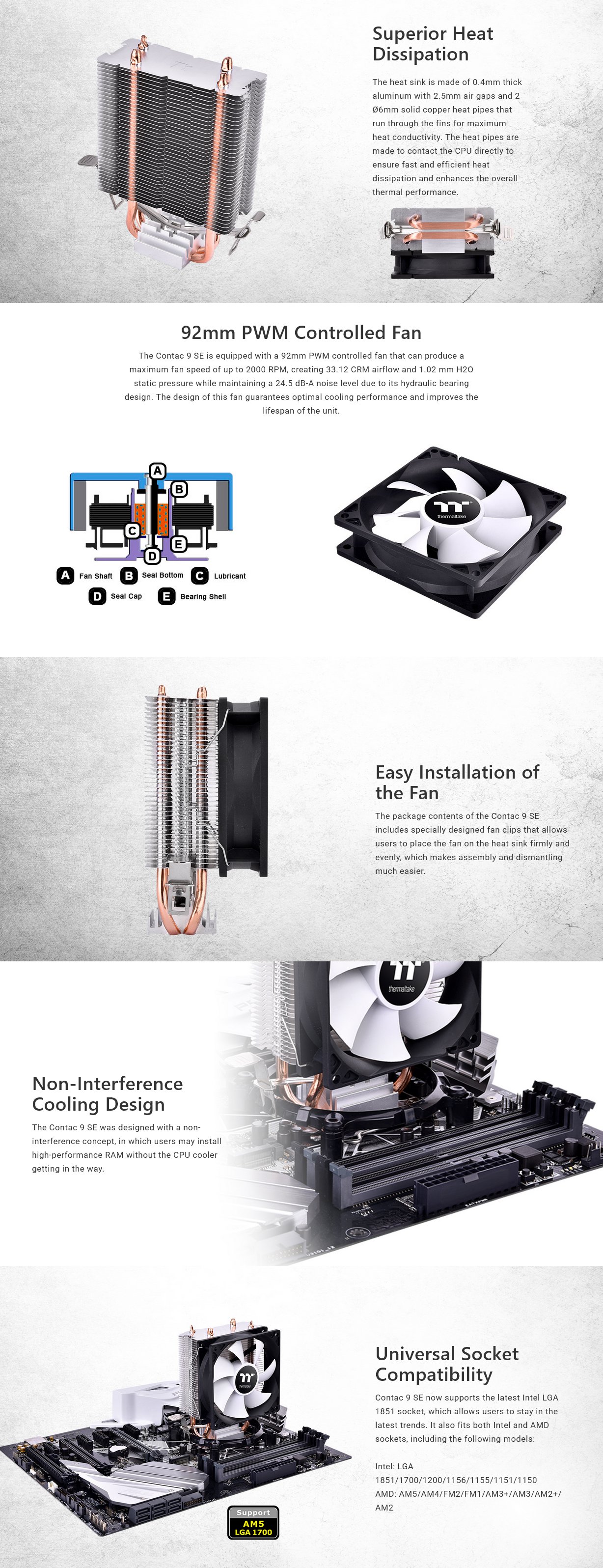 Thermaltake Contac 9 SE CPU Air Cooler