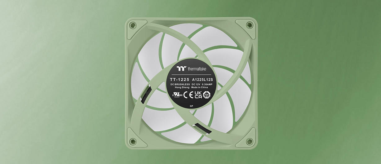 Thermaltake CT120 120mm EX ARGB Magnetic Quick Connect Fans Green - 3 Pack