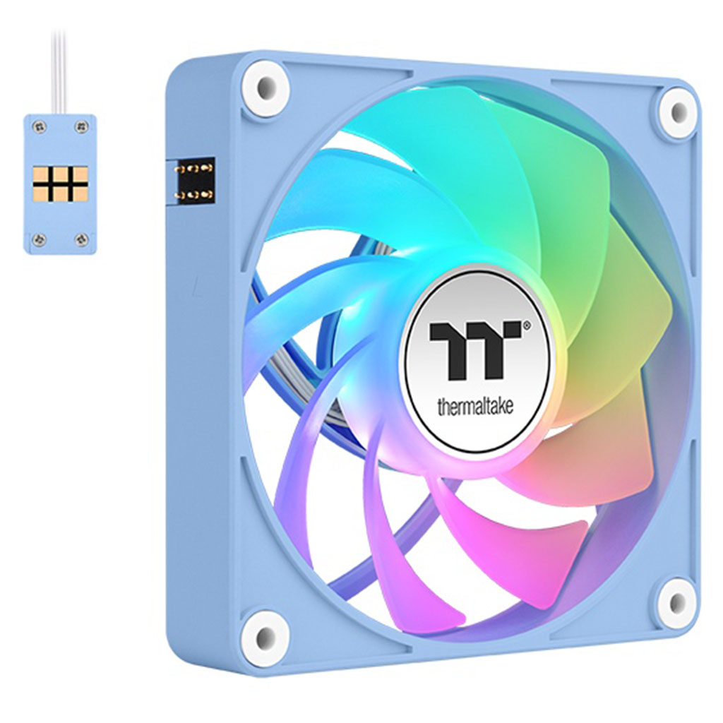 Thermaltake CT140 140mm EX Reverse ARGB Magnetic Connect PWM Fans Blue ...