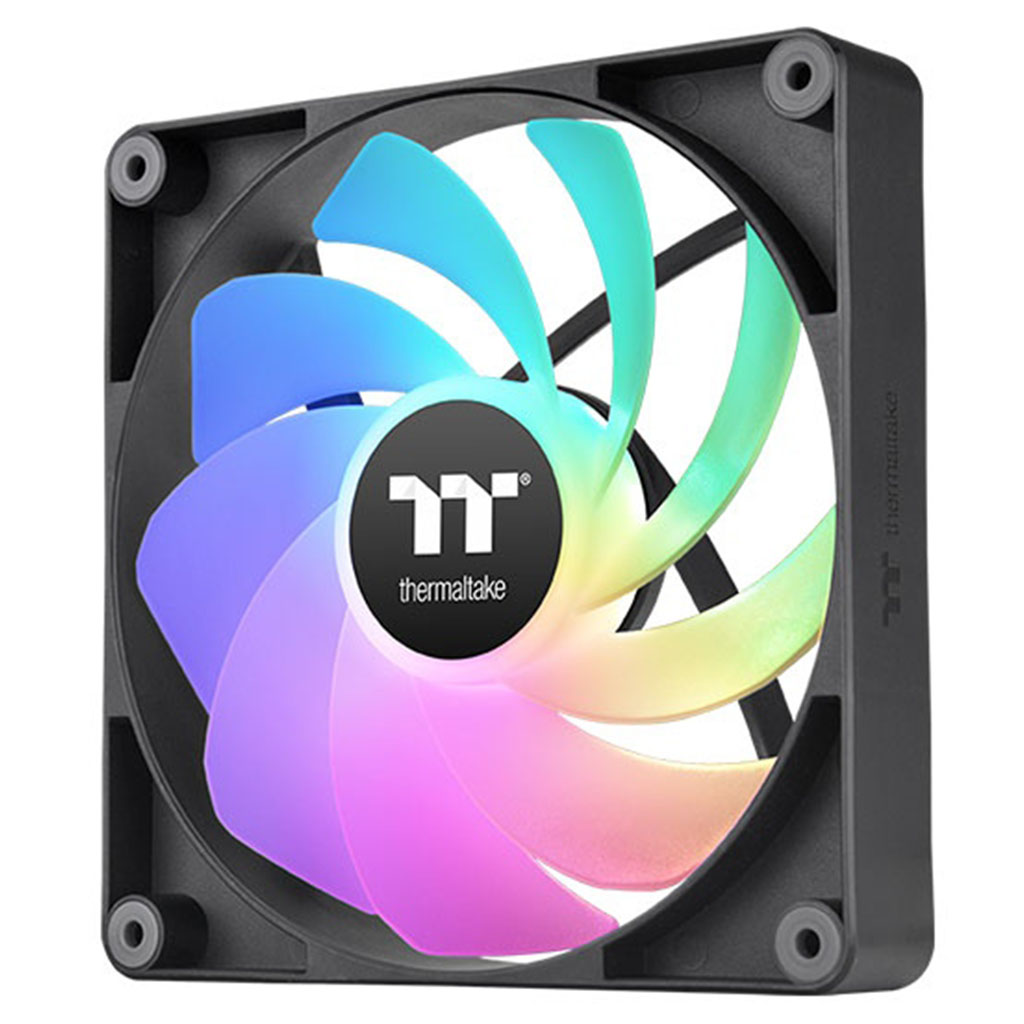 Ventilateur ARGB 140mm - PWM 4 Broches - Effet Lumière Mirroir - Pour PC Gaming - Noir