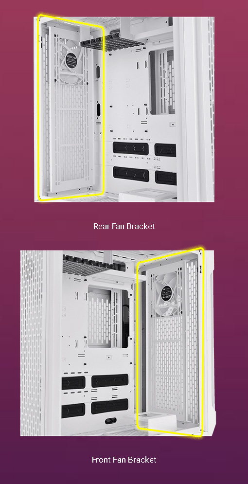 Thermaltake CTE C700 Air Tempered Glass Mid Tower E-ATX Case - White