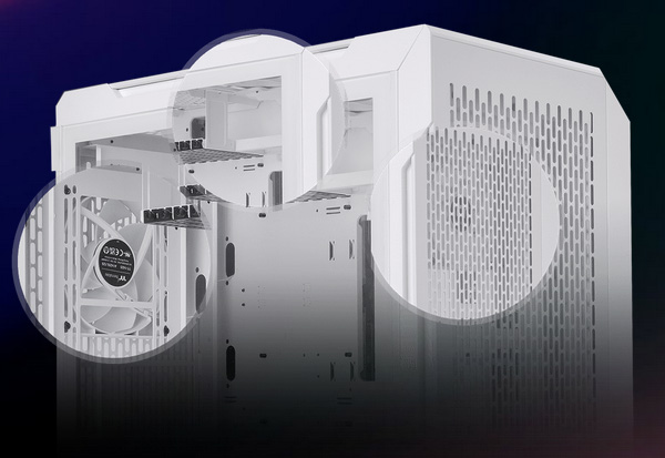 Thermaltake CTE C700 Air Tempered Glass Mid Tower E-ATX Case - White