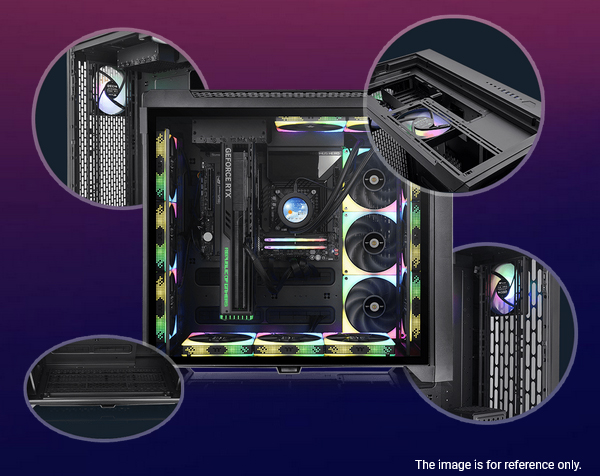 Thermaltake CTE C750 ARGB Tempered Glass Full Tower E-ATX Case - Black