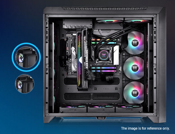 Thermaltake CTE C750 ARGB Tempered Glass Full Tower E-ATX Case - Black