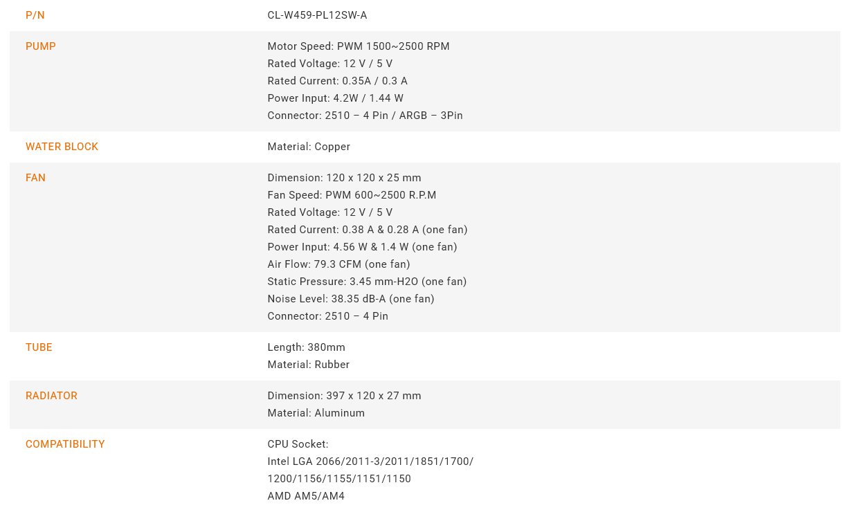 Thermaltake LA360 ARGB Sync AIO Liquid CPU Cooler