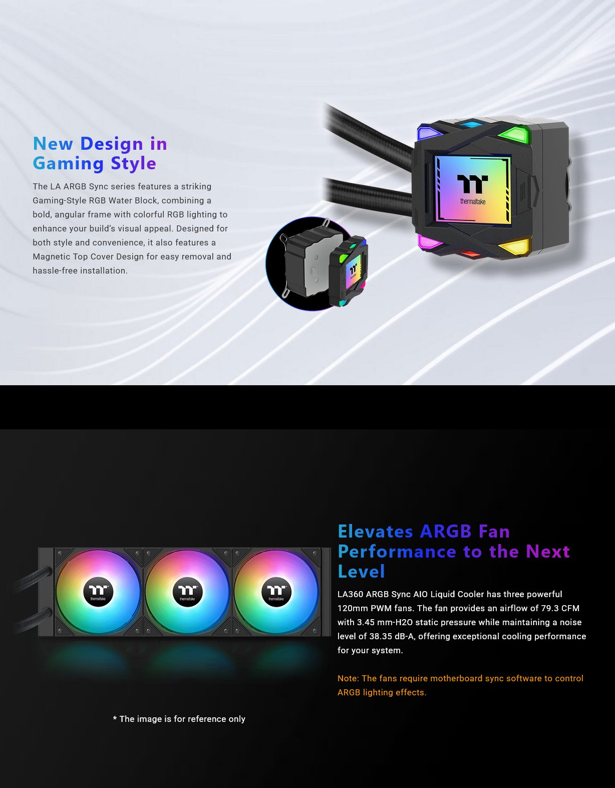 Thermaltake LA360 ARGB Sync AIO Liquid CPU Cooler