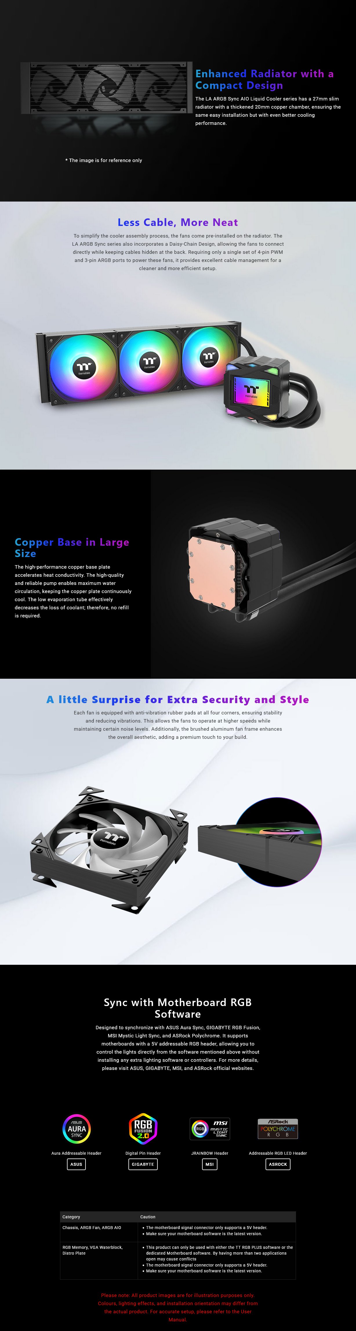 Thermaltake LA360 ARGB Sync AIO Liquid CPU Cooler