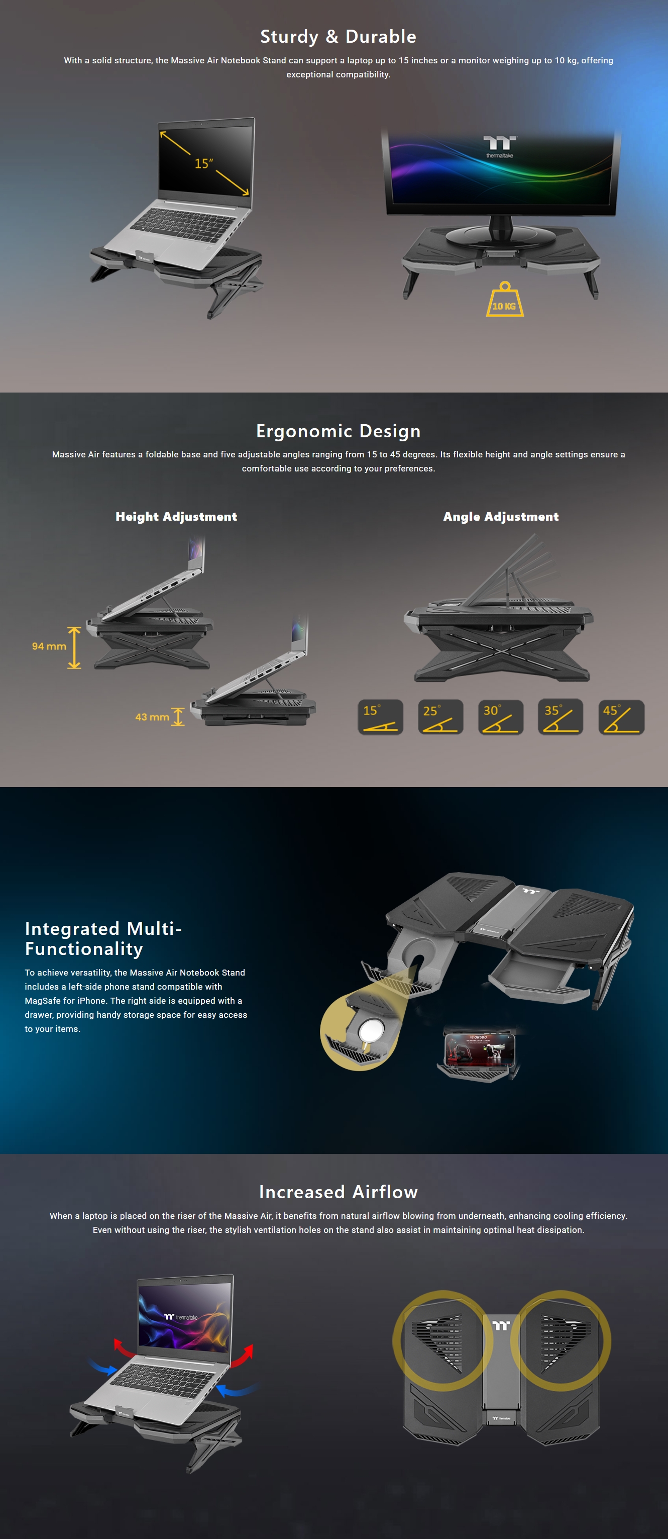 Thermaltake Massive Air Notebook Stand