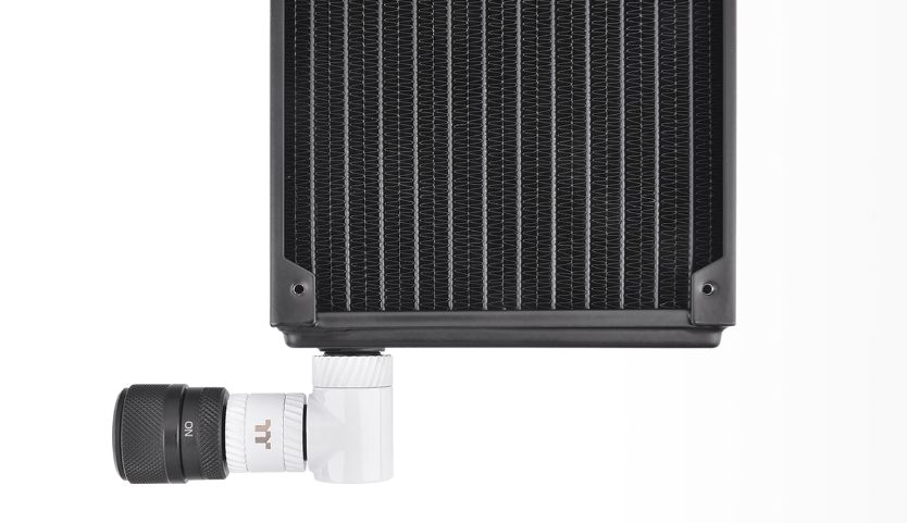Thermaltake Pacific SF Male to Male 30mm Extender - Silver Black