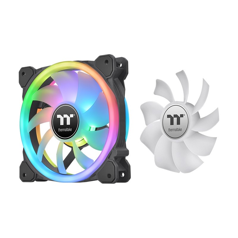 Thermaltake SWAFAN Trio 14 140mm LED RGB Radiator Fans 3 Pack CL