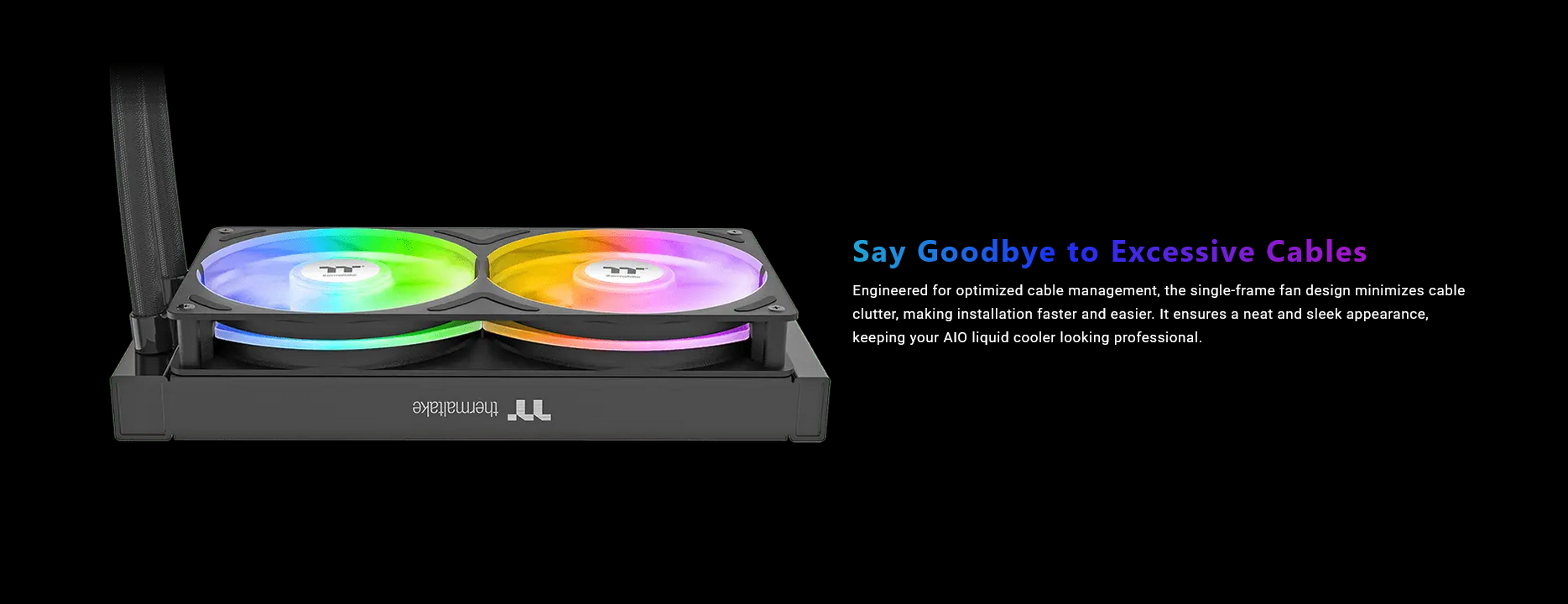 Thermaltake TH240-S V3 240mm ARGB AIO Liquid CPU Cooler